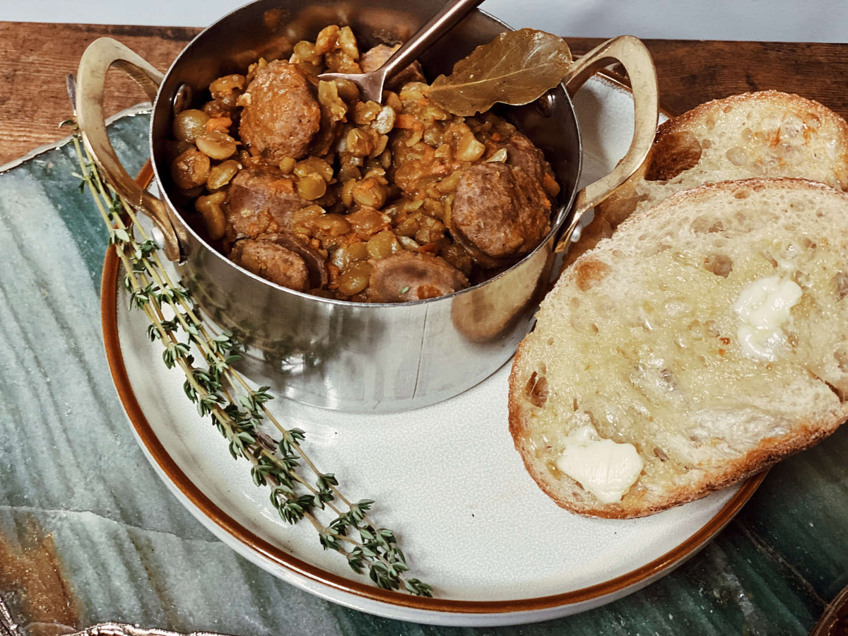 Beef Andouille & Lentil Soup Triple C Angus