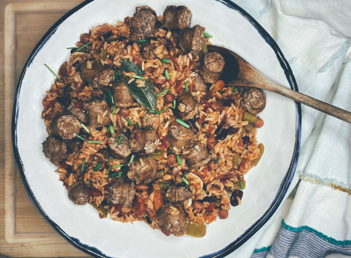 Andouille, Red Beans & Rice | Triple C Angus